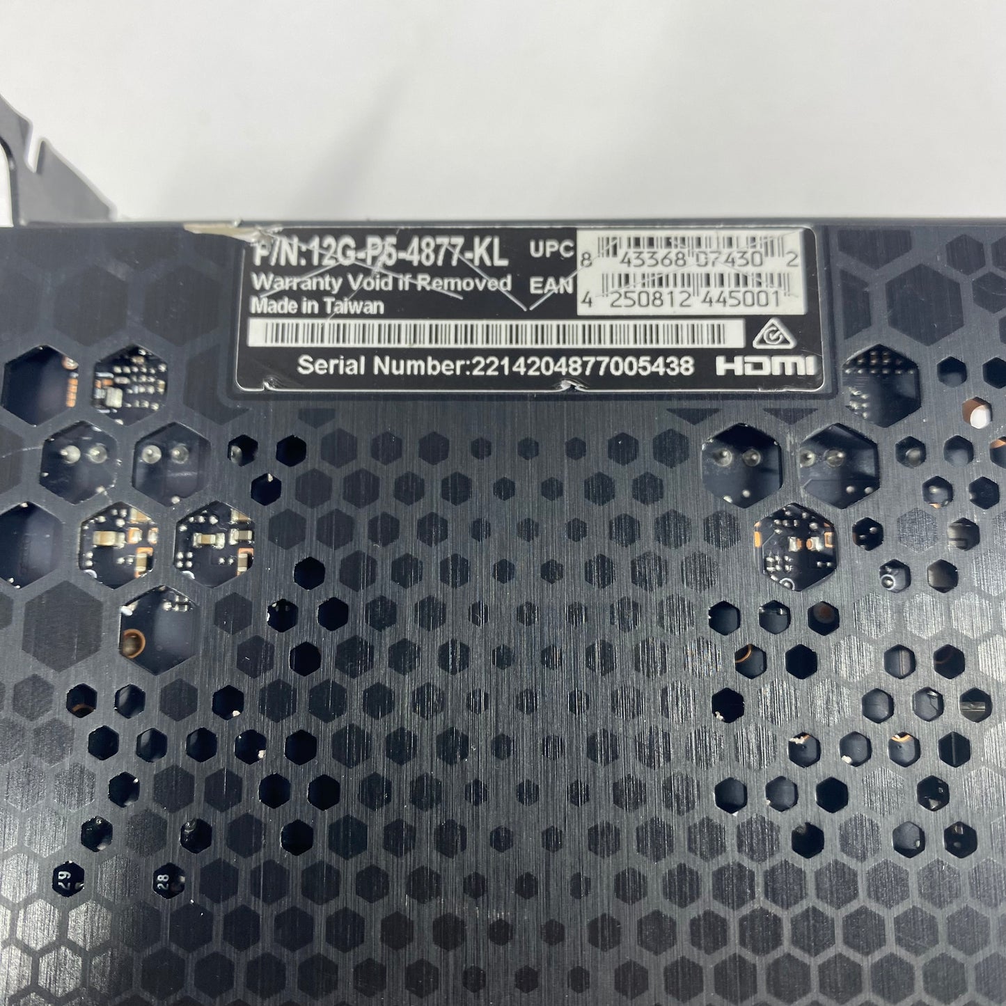 EVGA GeForce RTX 3080 12GB GDDR6X Graphics Card 12G-P5-4877-KL