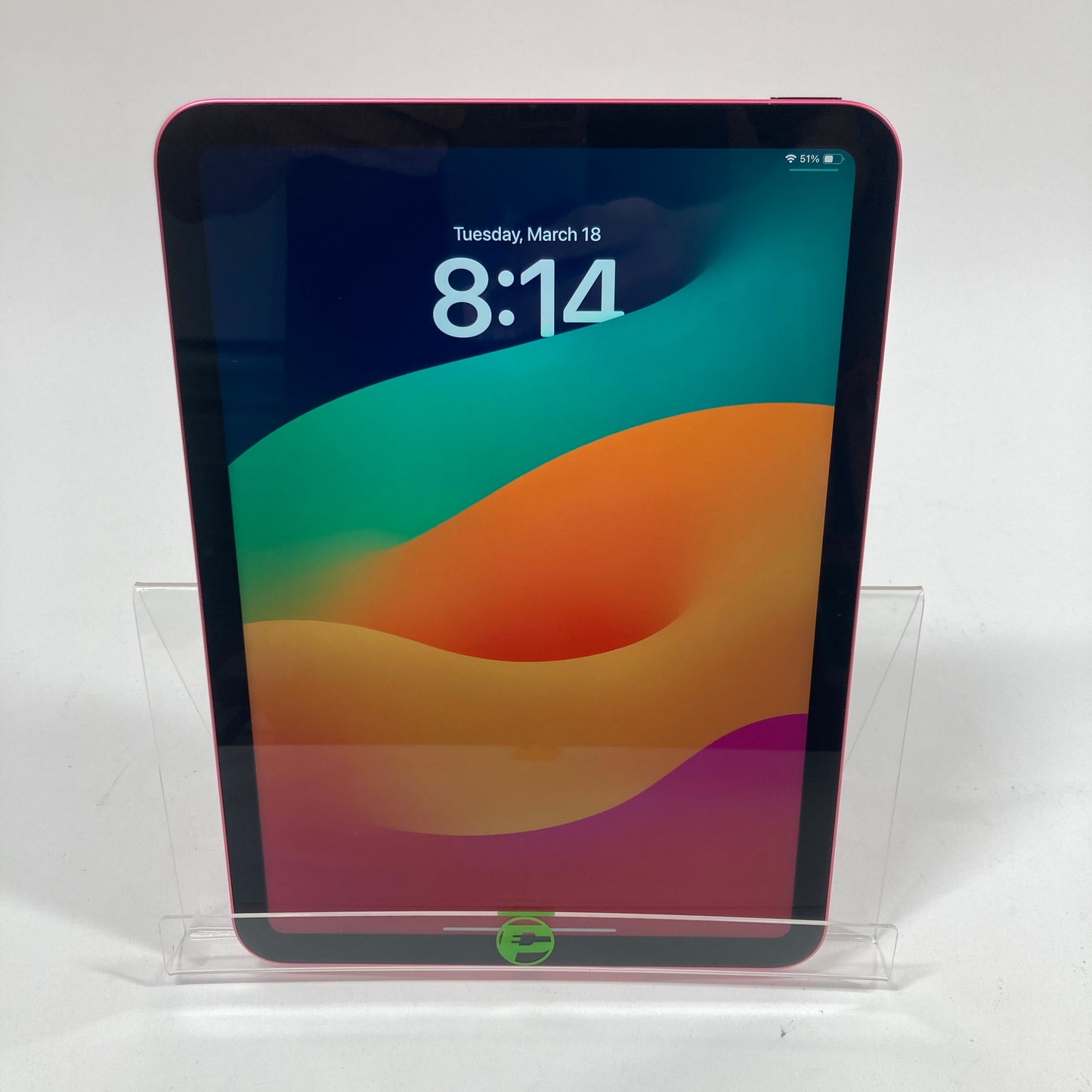 WiFi Only Apple iPad 10th Gen 64GB 17.5.1 PINK MPQ33LL/A