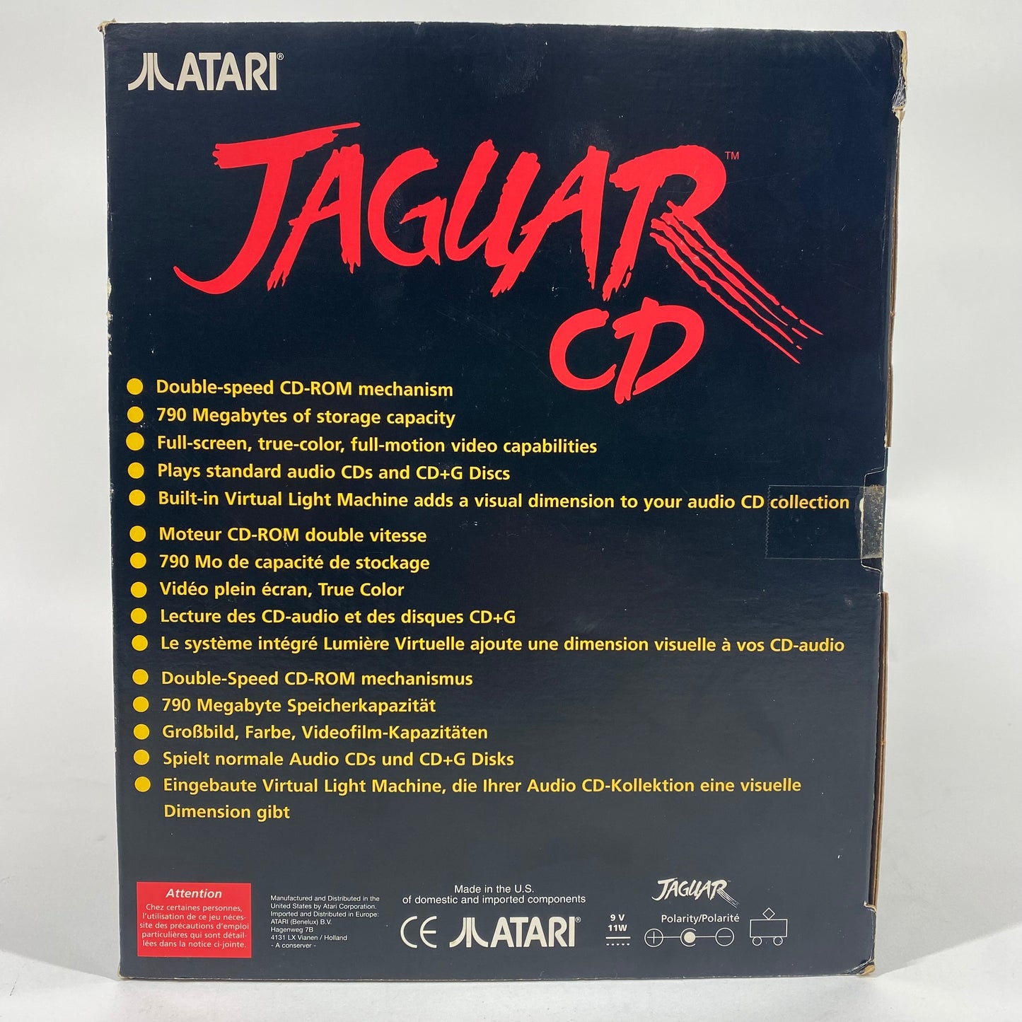 New Atari Jaguar CD Console J8800/1