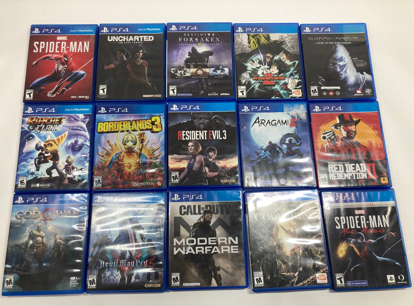 Lot of 15 Sony PlayStation 4 PS4 Games