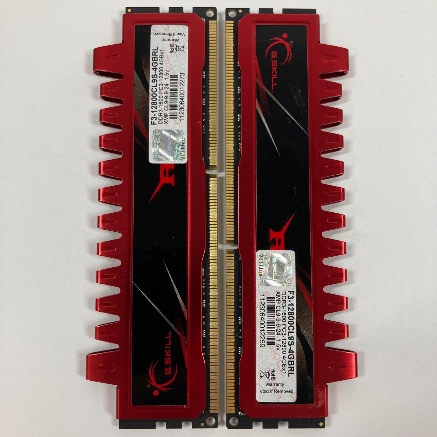 G.Skill RipJaws 8GB (2x4GB) RAM DDR3 1600MHz