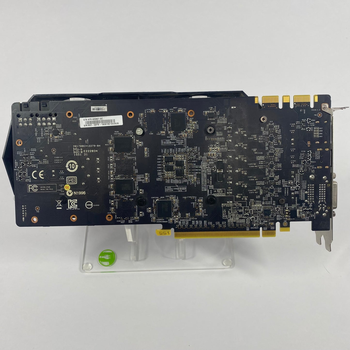 MSI GeForce GTX 970 4GB GDDR5 Graphics Card 02G-V316-190B1601003535