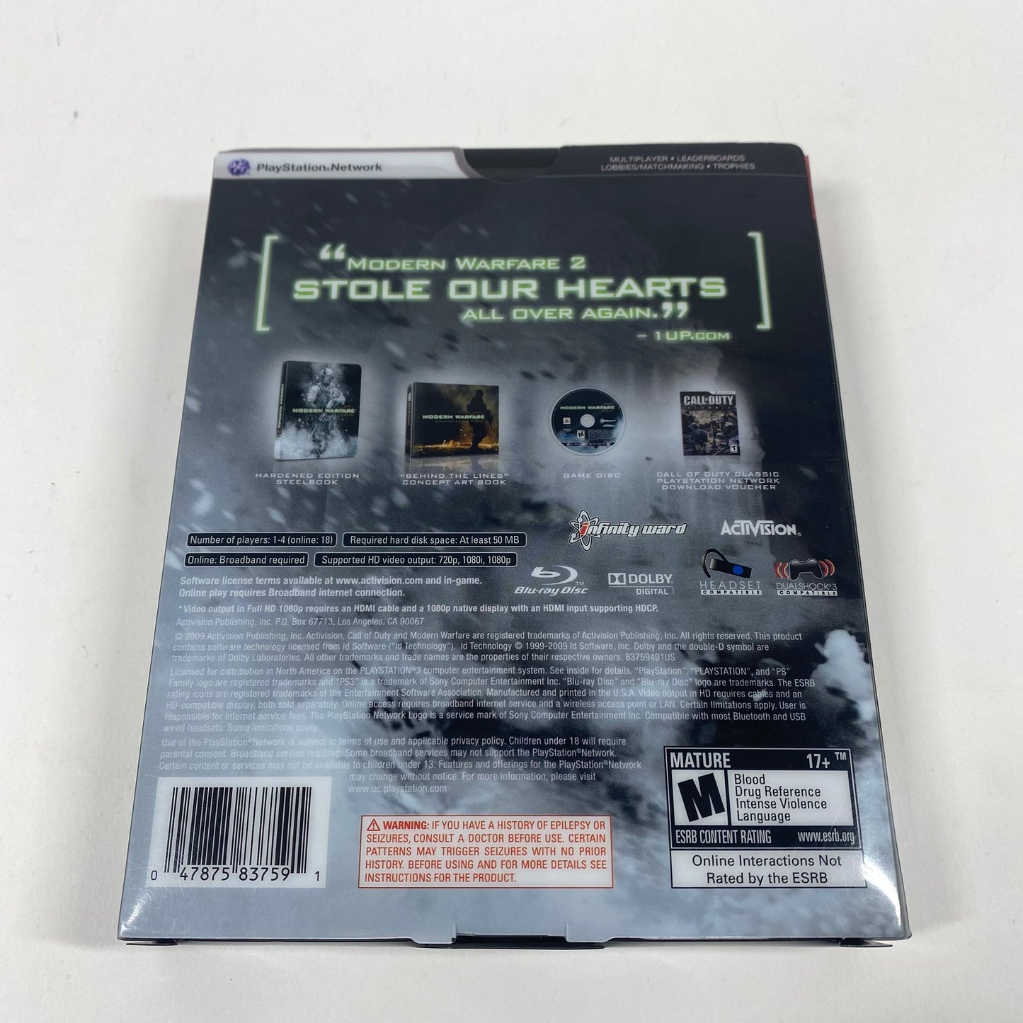 Modern Warfare 2 (Sony PlayStation 3 PS3, 2009)