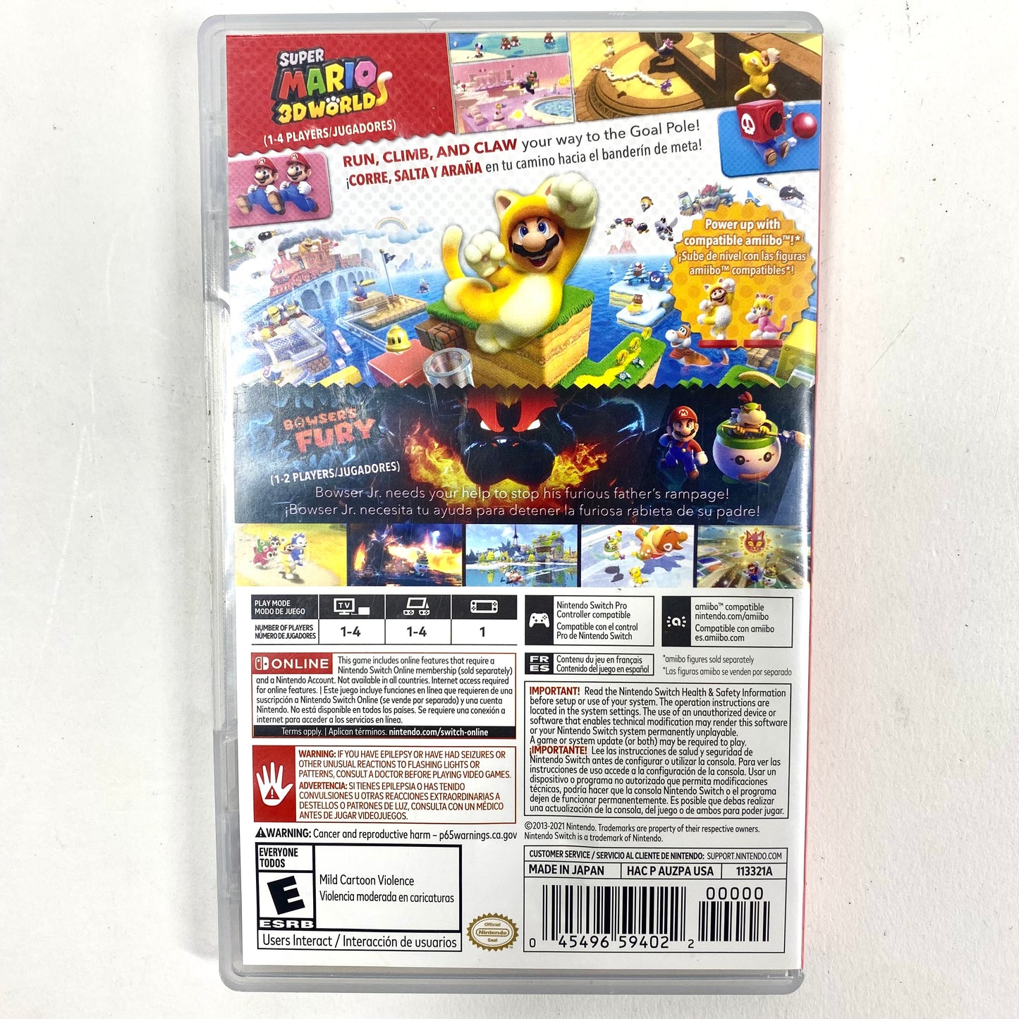 Super Mario 3D World + Bowser's Fury (Nintendo Switch, 2021)