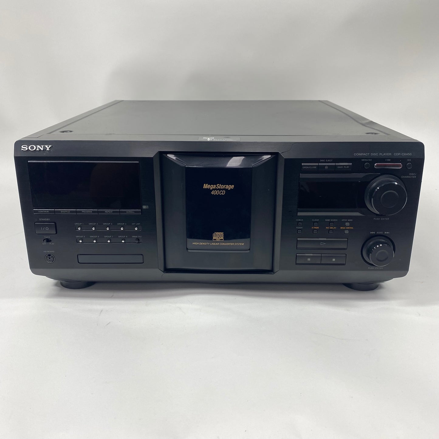 Broken Sony MegaStorage4000 High Density Linear Converter System CDP-CX450 Bad Belt