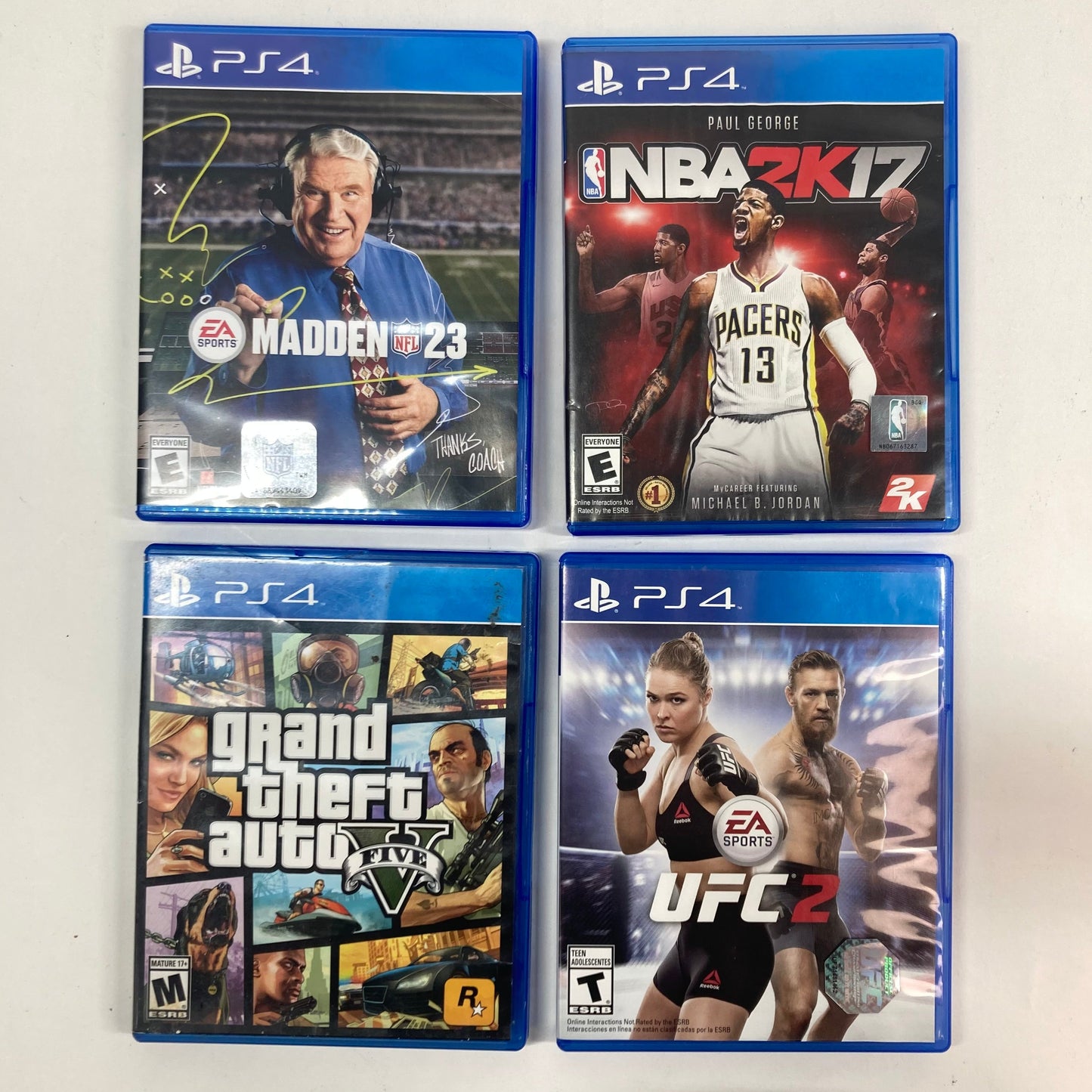 Lot of 4 Sony PlayStation 4 PS4 Games