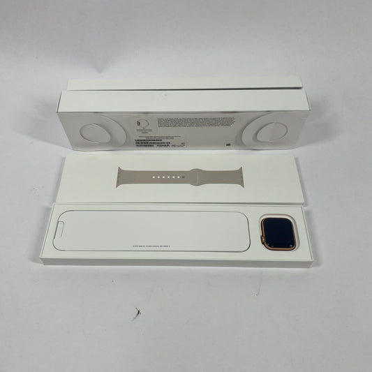 Broken Unlocked Apple Watch SE 1st Gen 40MM Aluminum White Sport Band A2353