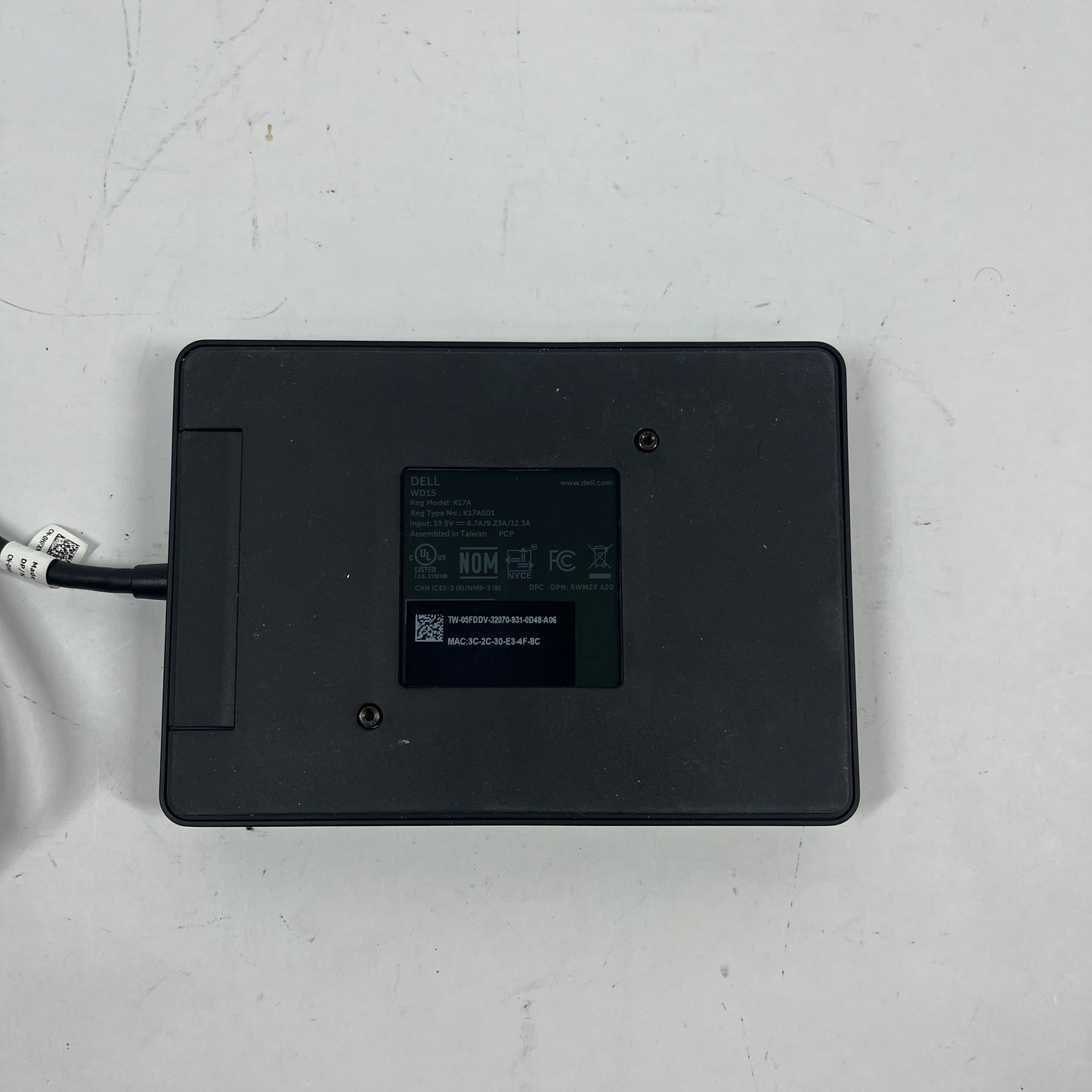 Dell WD15 Docking Station Black K17A