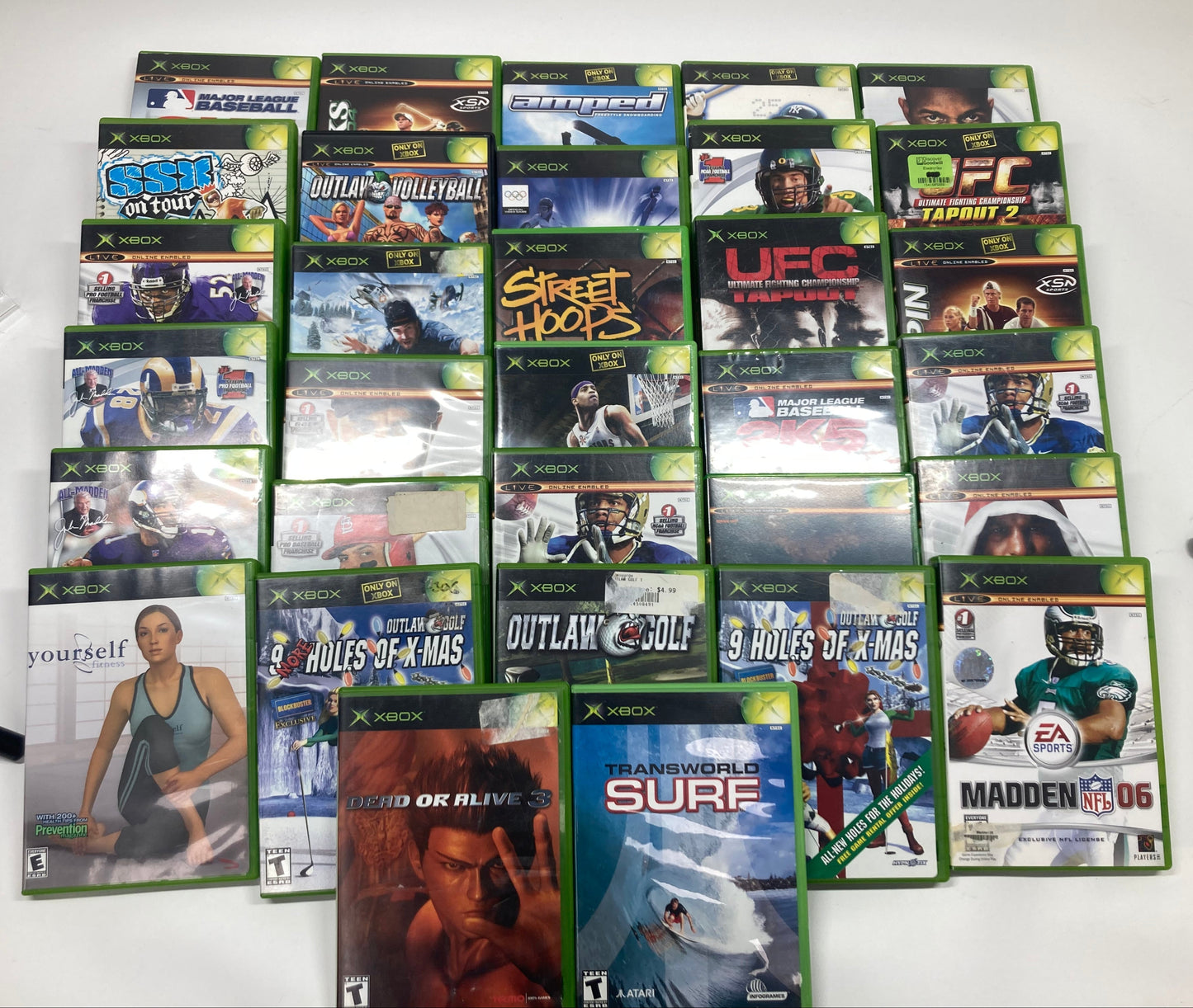 Lot of 32 Microsoft Original Xbox Games