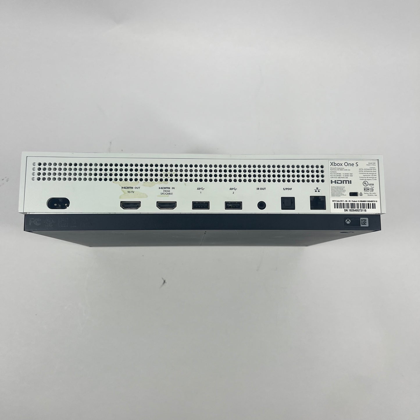 Microsoft Xbox One S 500GB Console Gaming System White 1681