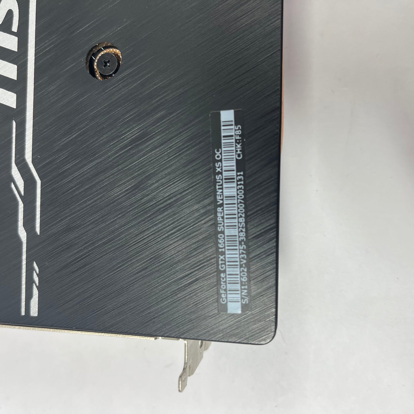 MSI GeForce GTX 1660 Super Ventus XS OC 6GB GDDR6 Graphics Card