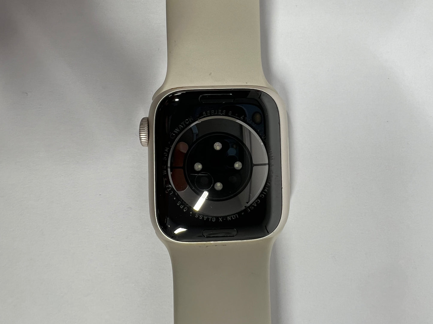 Apple Watch Series 8 41MM Silver Aluminum Gray Sport Band MP6V3LL/A