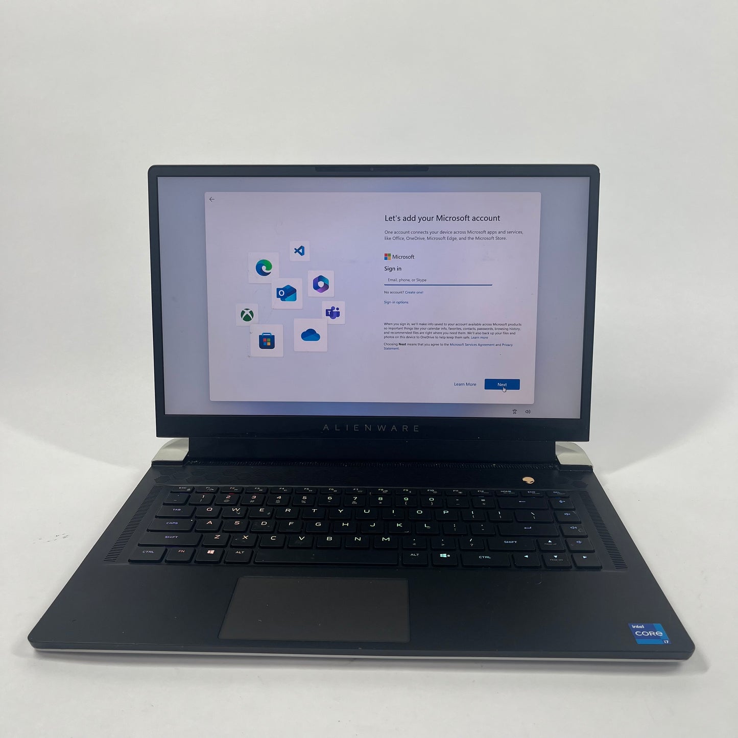 Alienware X15 R1 13" i7-11800H 1.2GHz 16GB RAM 500GB SSD GeForce RTX 3070