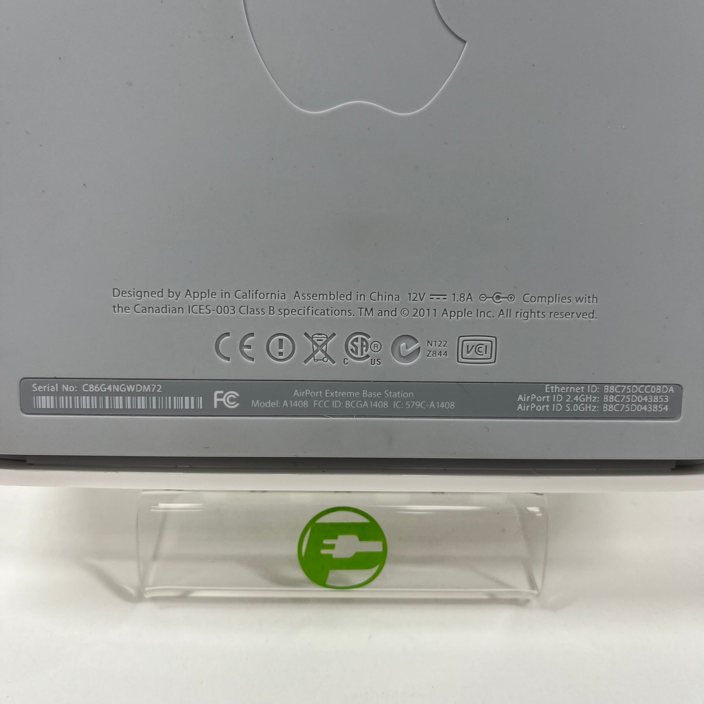 Apple Airport Extreme Base White A1408