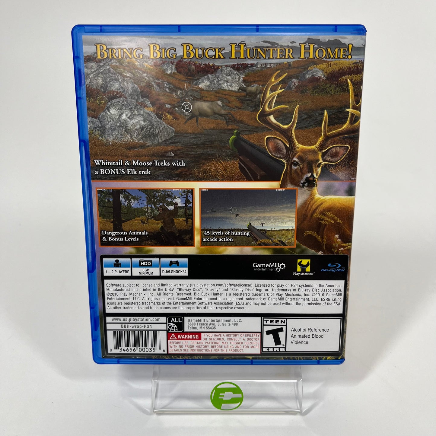Big Buck Hunter Arcade (Sony PlayStation 4 PS4, 2016)
