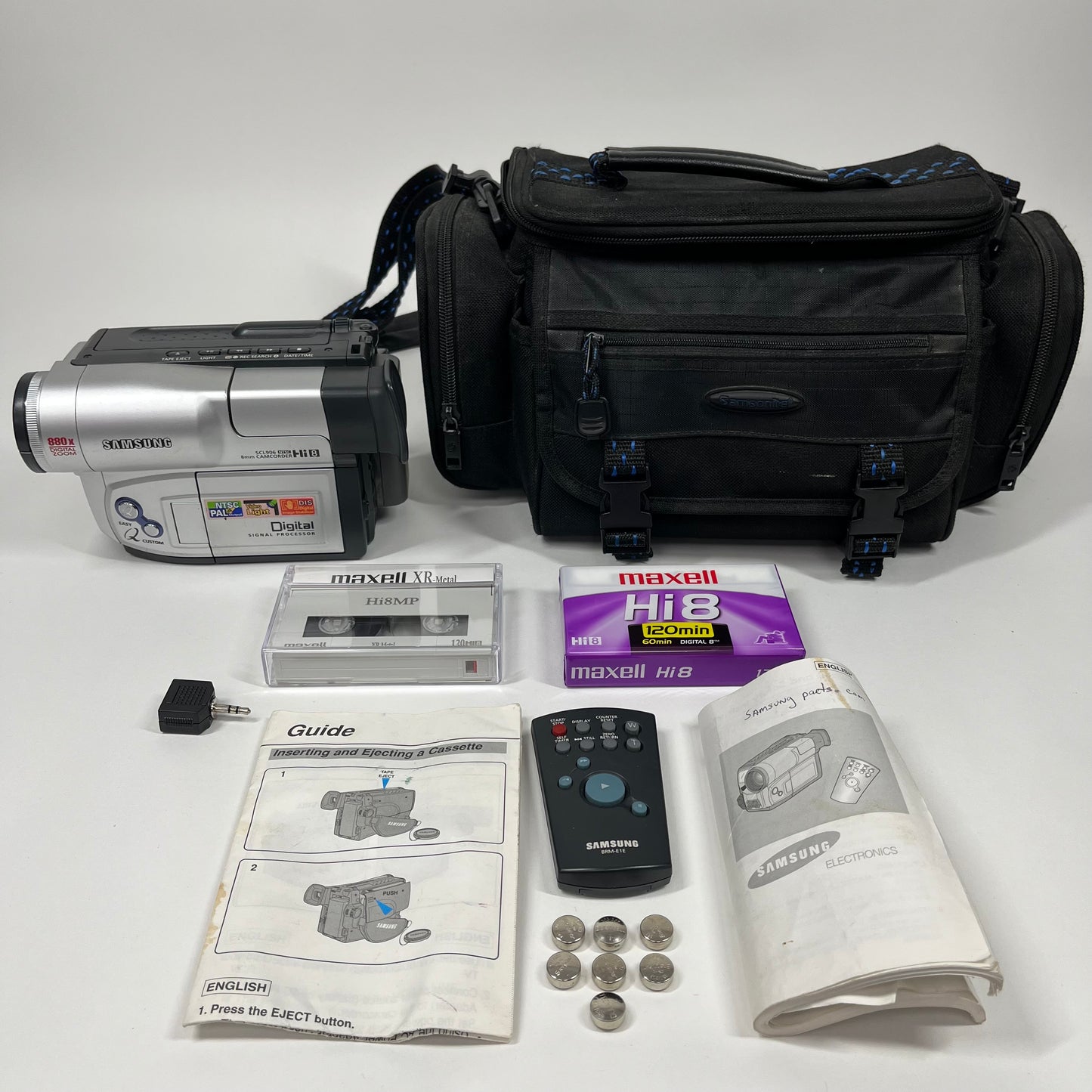 Samsung Hi8 Cassette Video Camcorder SCL906