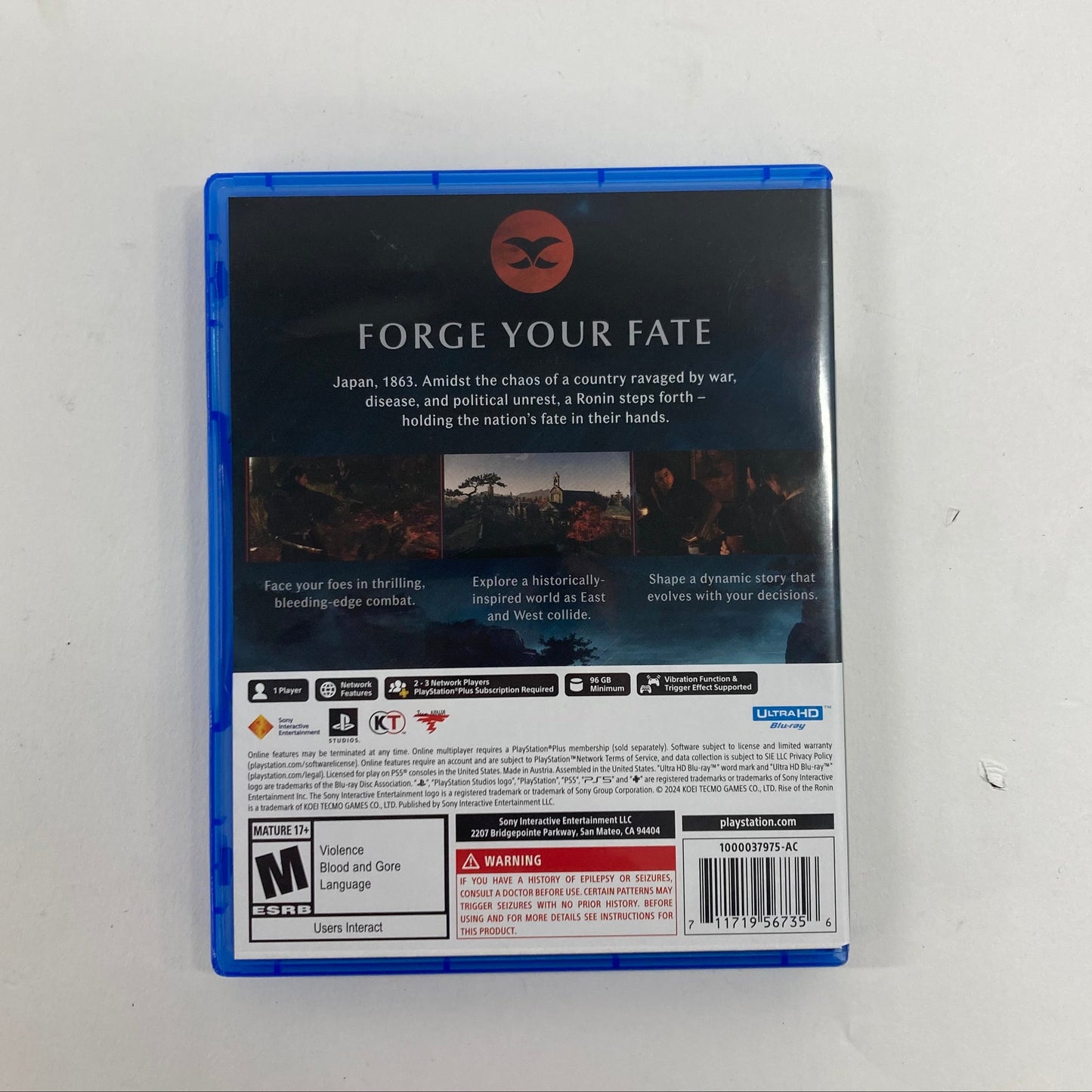 Rise Of The Ronin (Sony PlayStation 5 PS5, 2024)