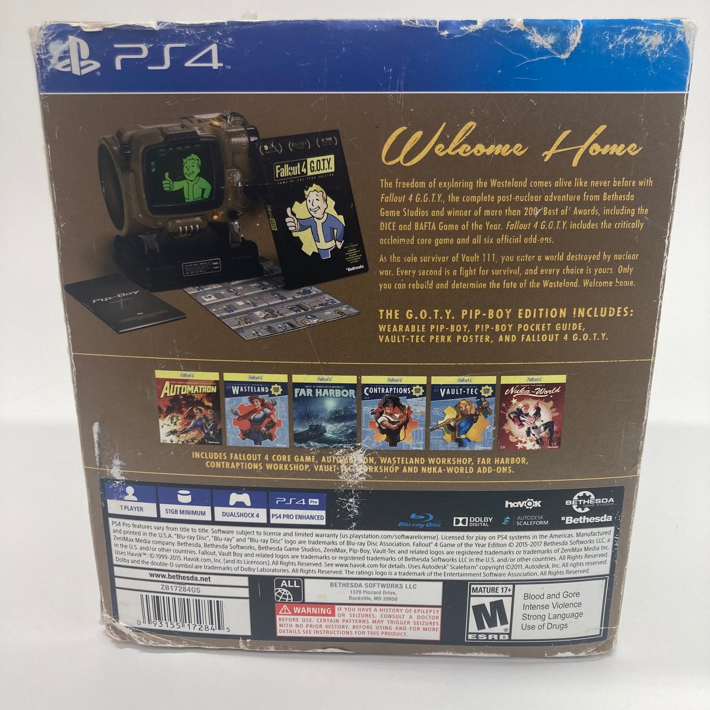 New PlayStation 4 Fallout 4 G.O.T.Y Pip-Boy Edition