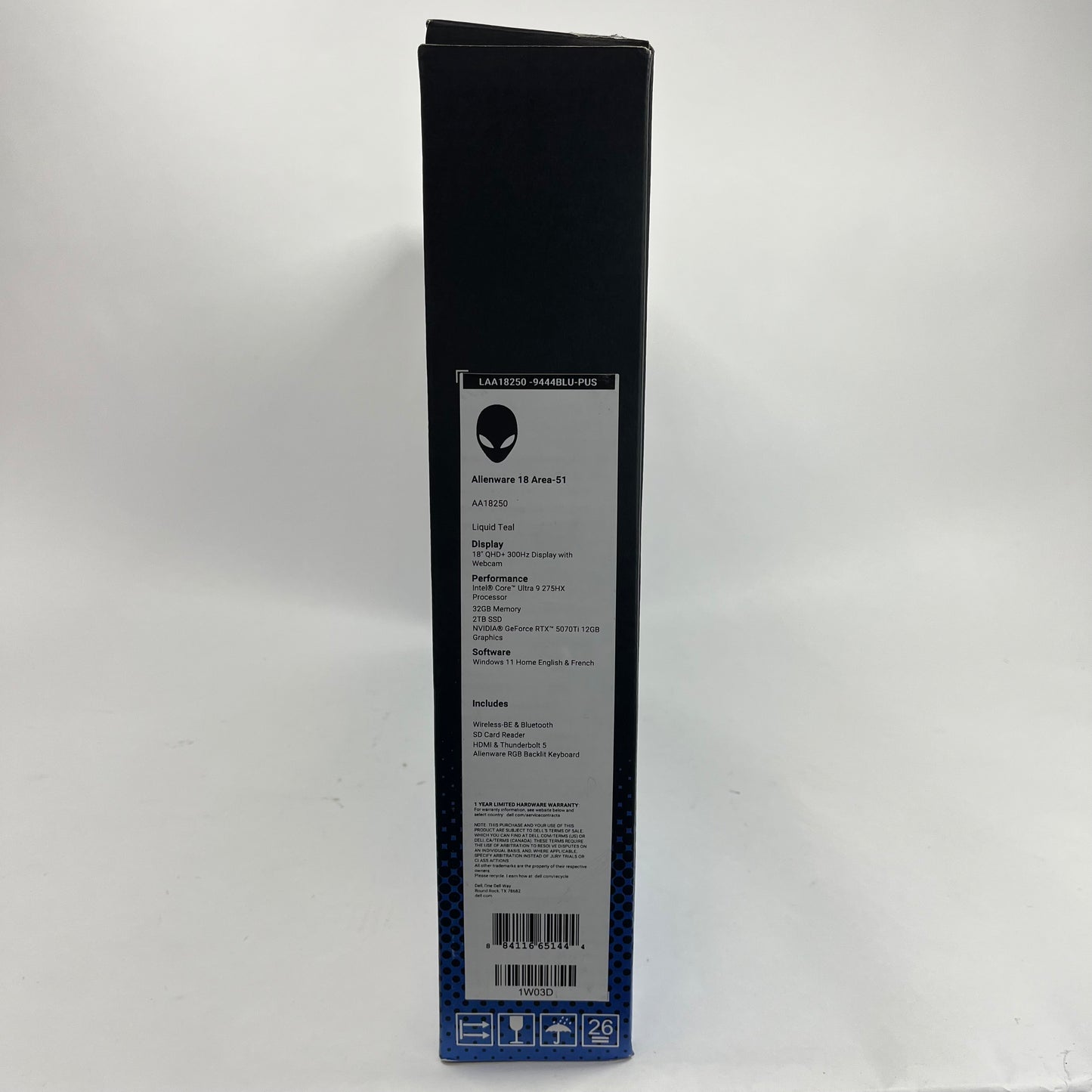 Sealed Alienware 18 Area-51 Core Ultra 9 275HX 5070 Ti 12 GB 2TB