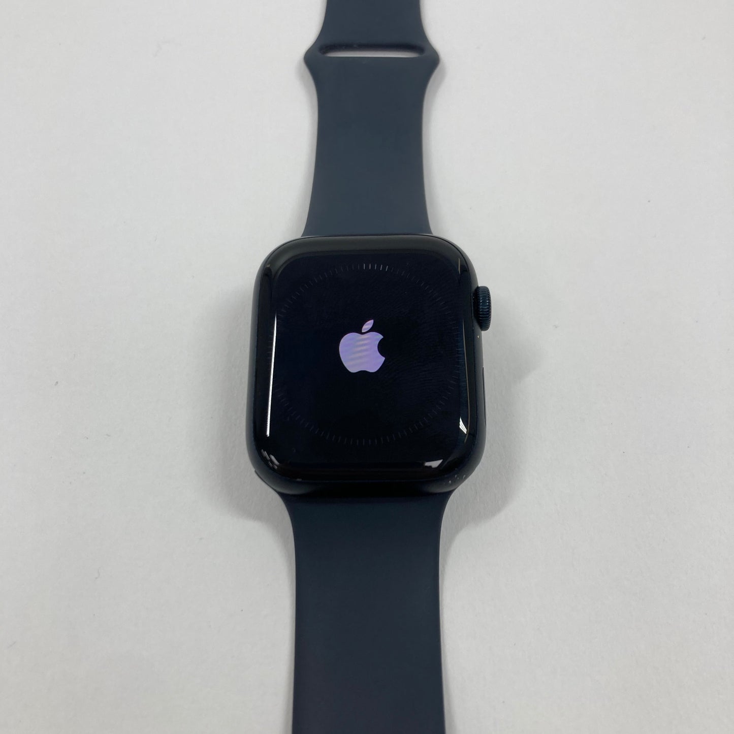 Factory Unlocked Apple Watch Series 9 45MM Blue Aluminum Black Sport Band A2984