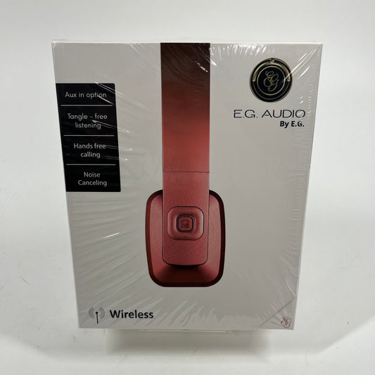 New EG Audio None Noise-Cancelling Wireless Over-Ear Bluetooth Headphones