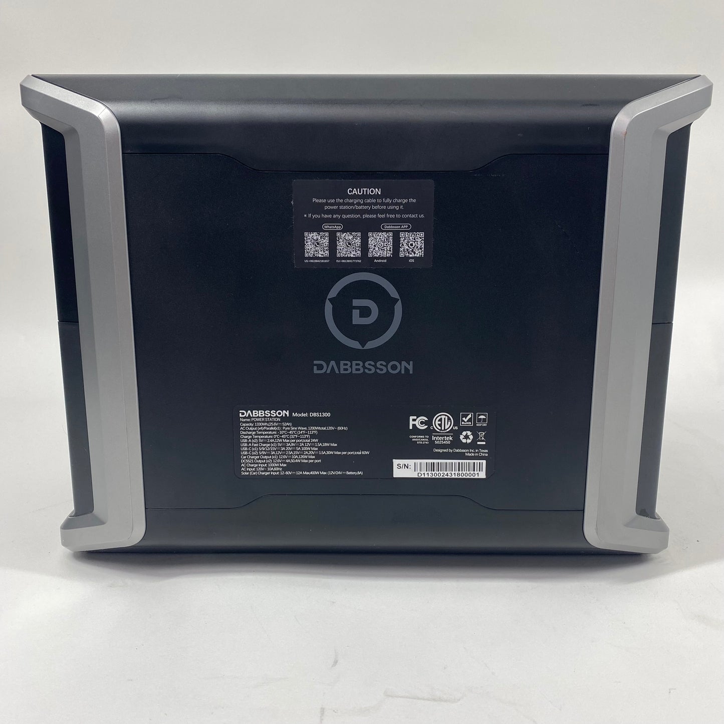 Dabbsson DBS 1300 Portable Power Station DBS1300