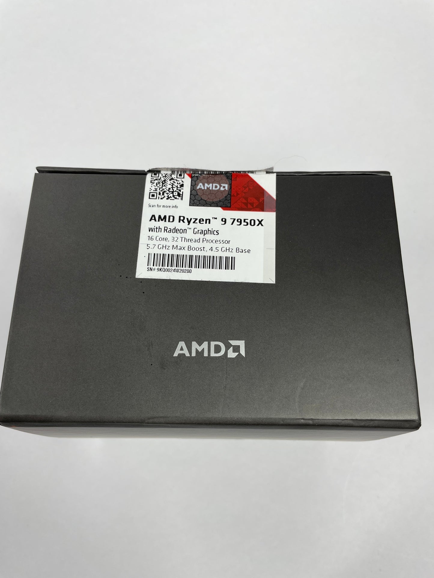 AMD Ryzen 9 7950X 4.50Ghz 16 Core 100-00000514WOF 32 Thread AM5