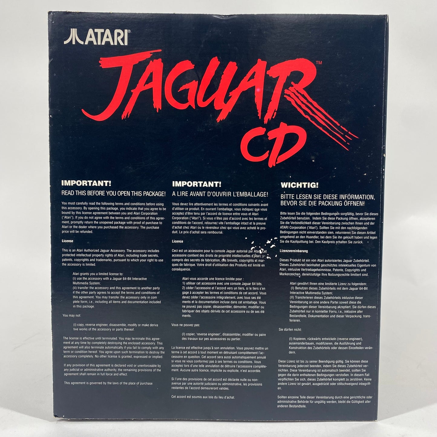 New Atari Jaguar CD Console J8800/1