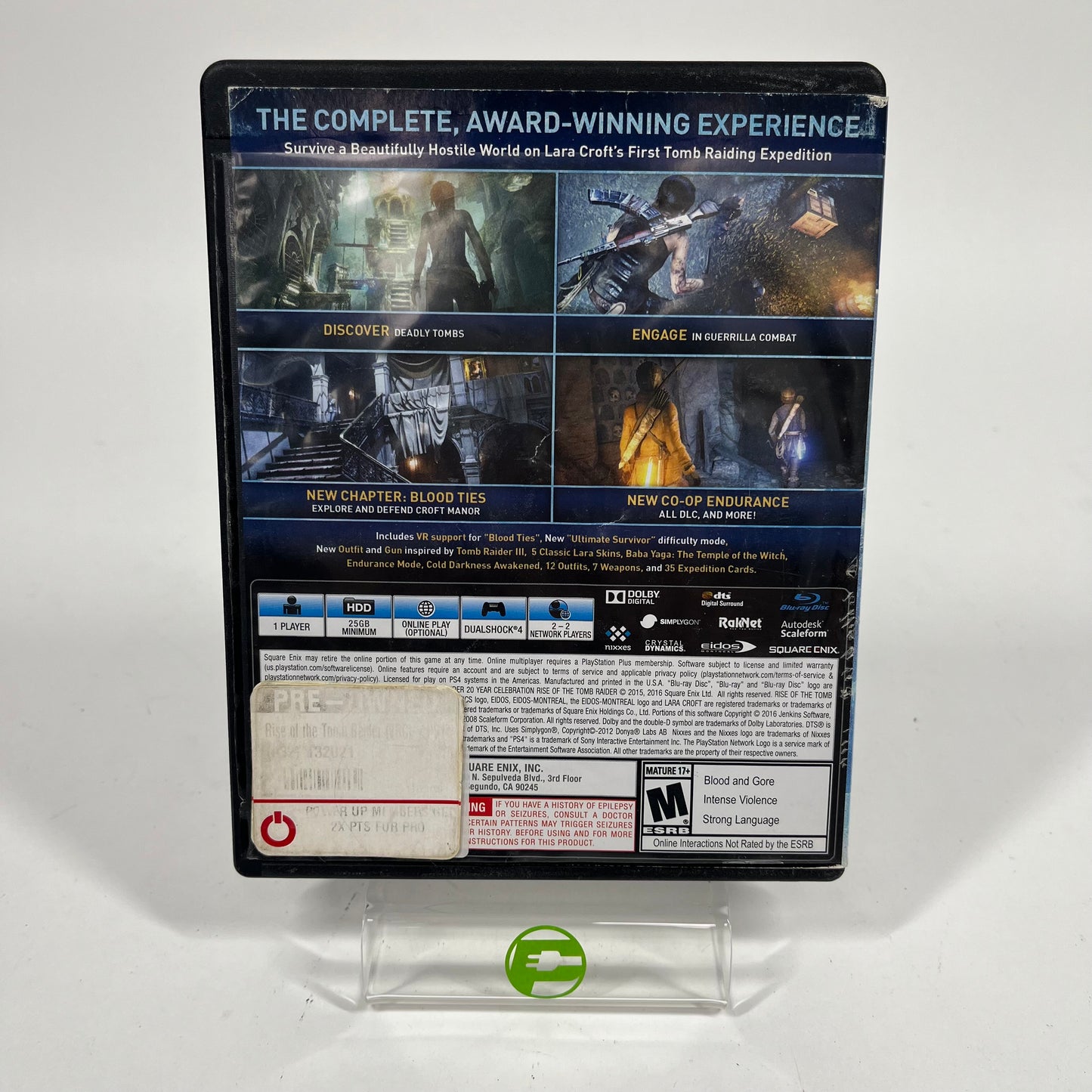 Rise of the Tomb Raider: 20 Year Celebration (Sony PlayStation 4 PS4, 2016)