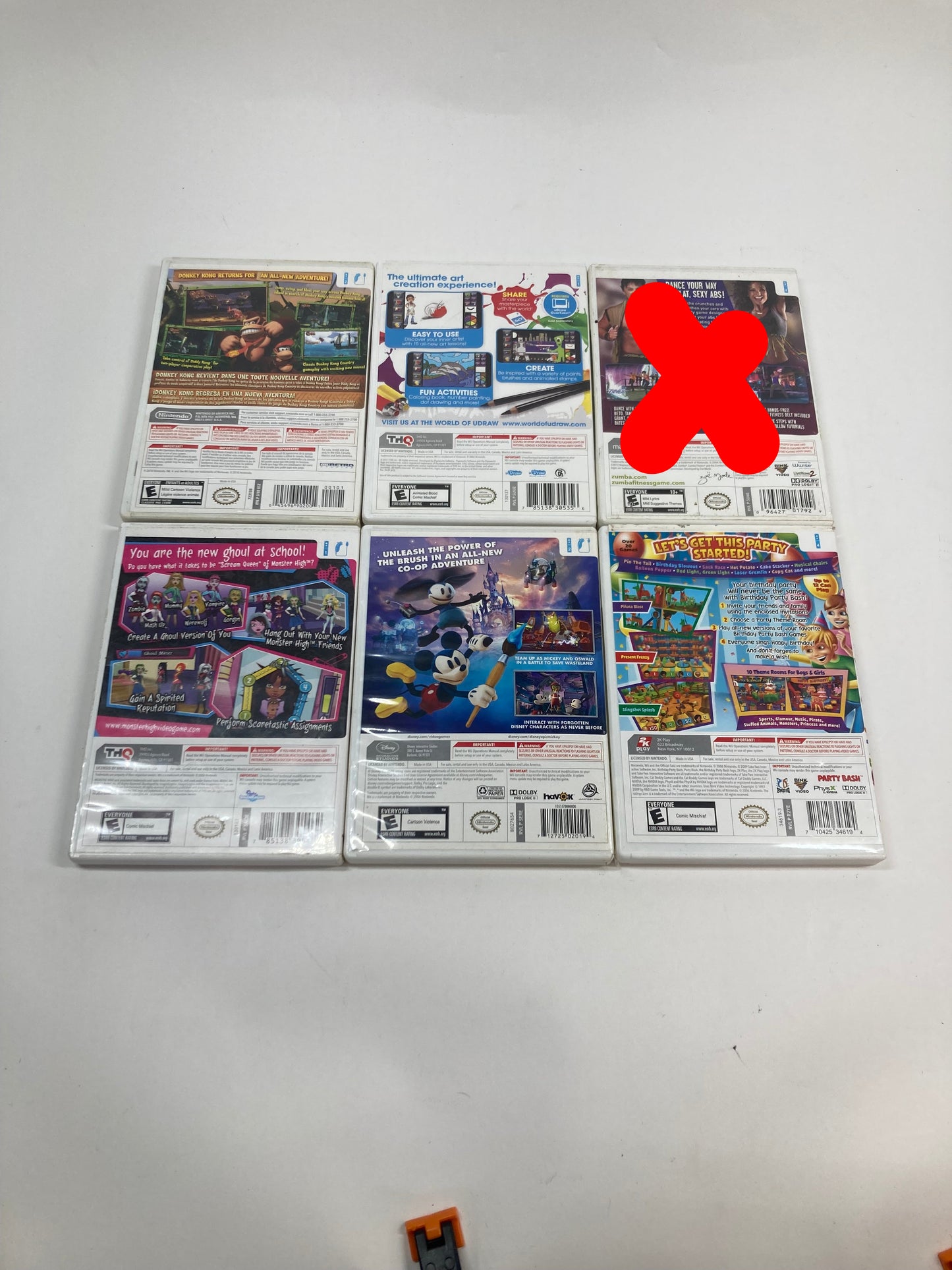 Lot of 5 Nintendo Wii Games