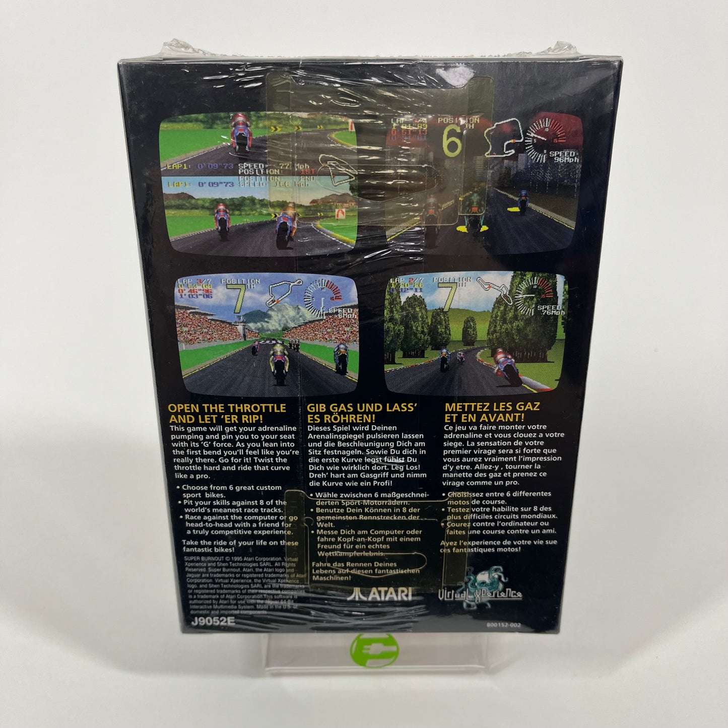 New Super Burnout (Atari Jaguar 64 Bit, 1995)