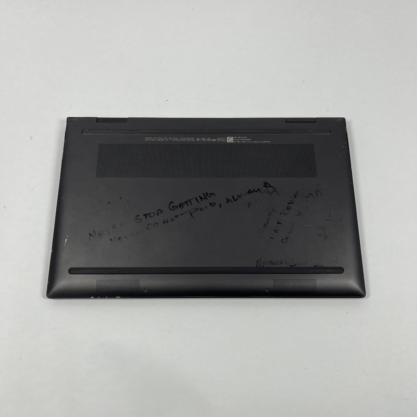 HP Envy x360 15 10" Ryzen 1.2GHz 7GB 256GB SSD internal