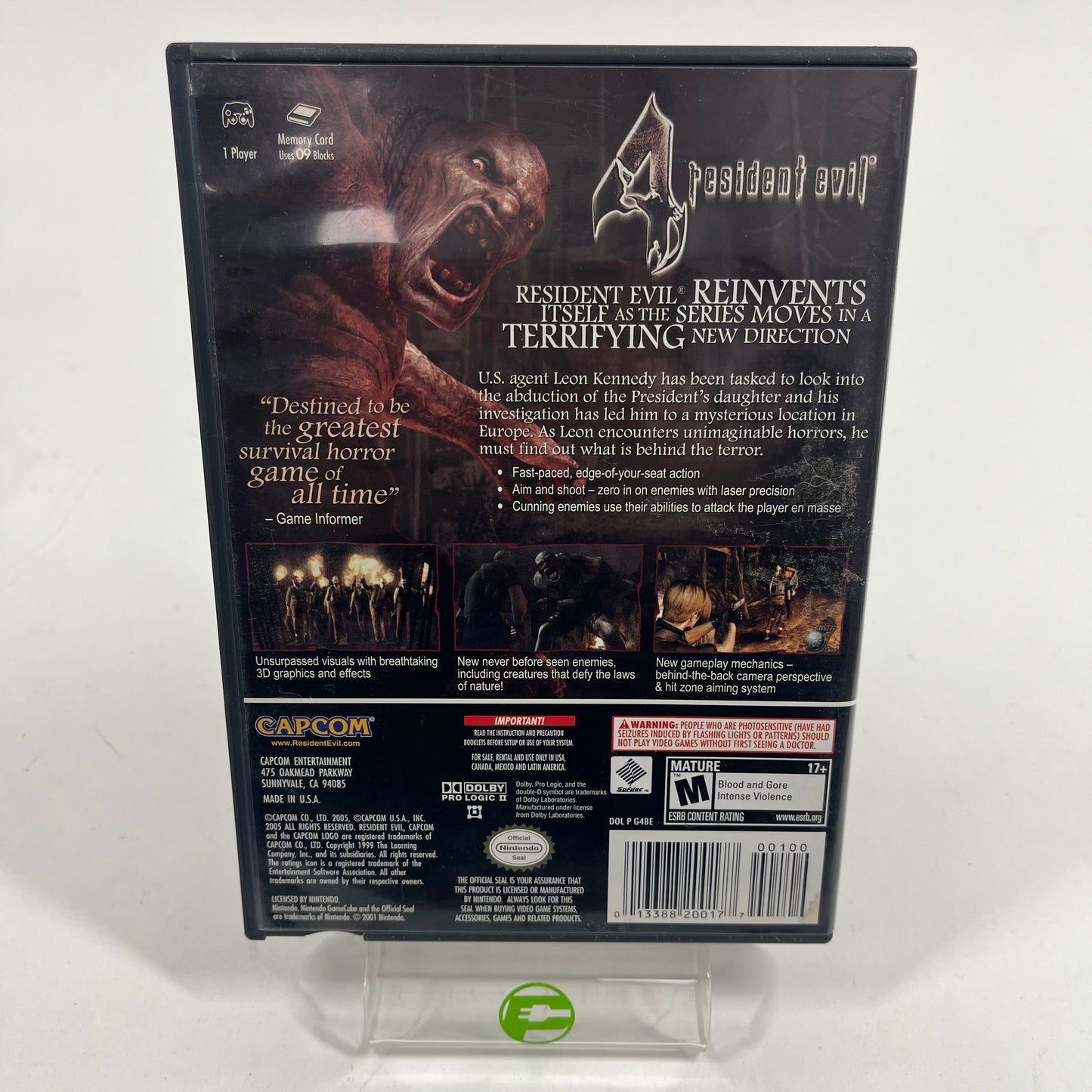 Resident Evil 4 (Nintendo GameCube, 2005) TESTED