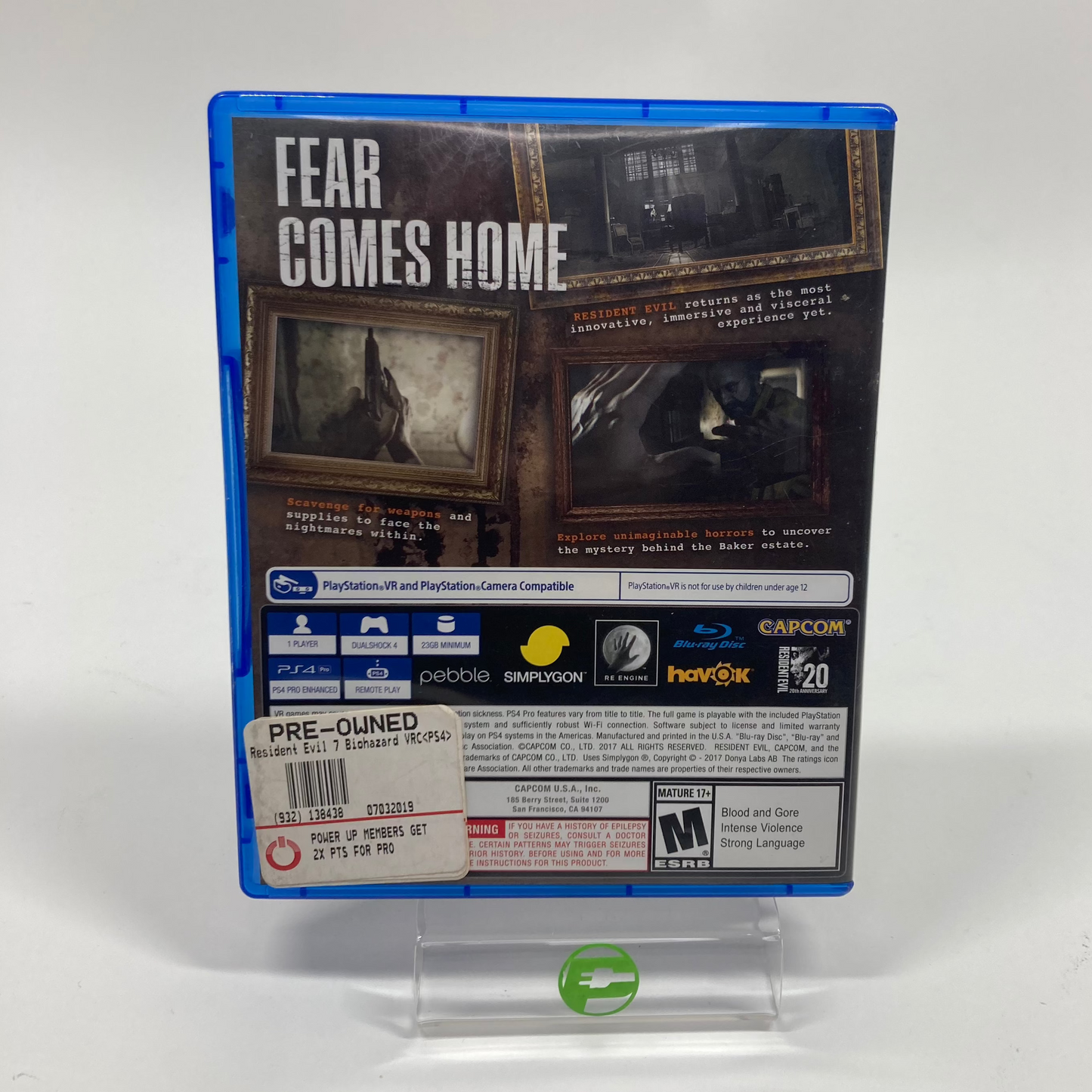 Resident Evil 7 Biohazard (Sony PlayStation 4 PS4, 2017)