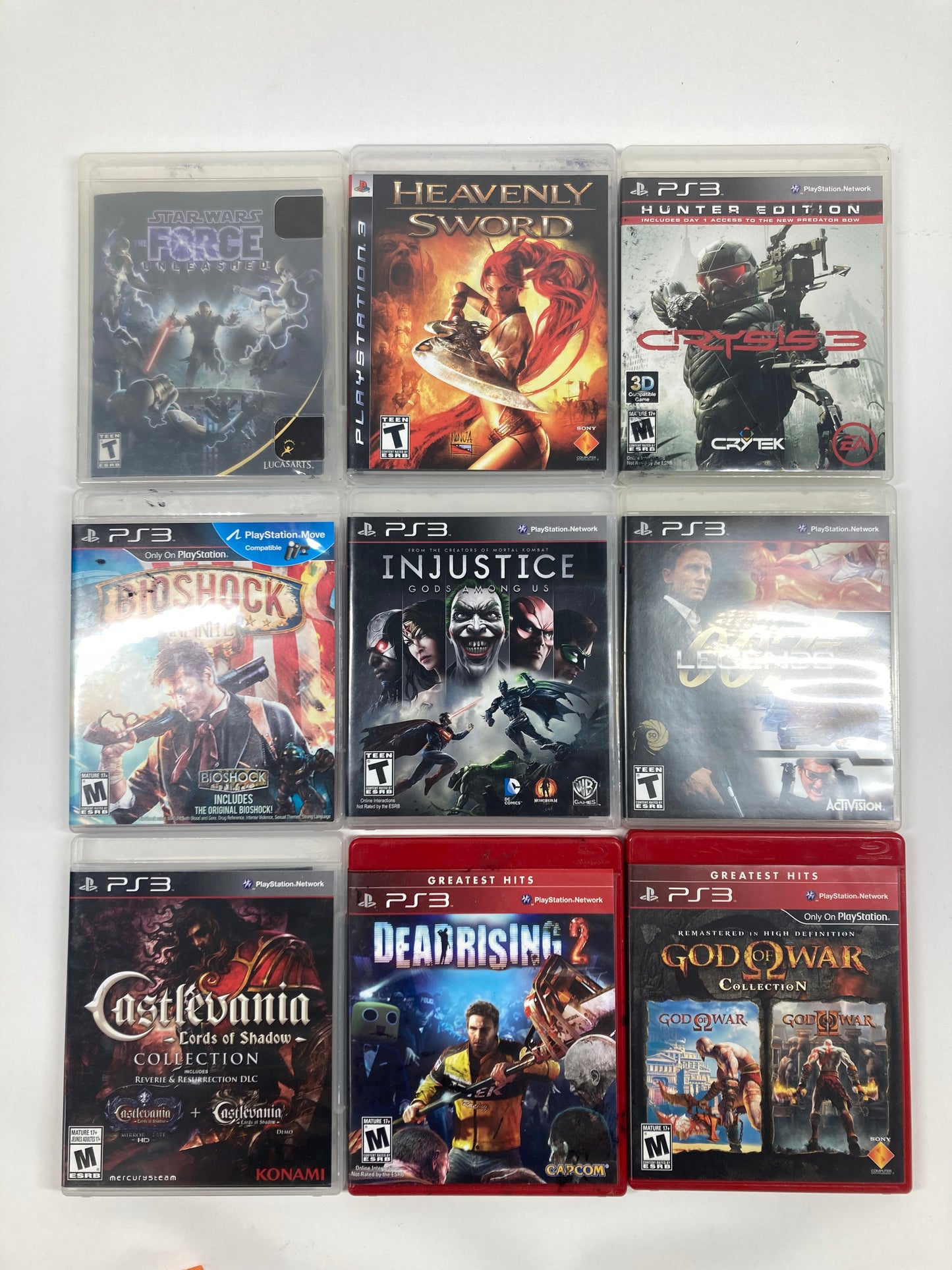 Lot of 9 Sony PlayStation 3 PS3 Games