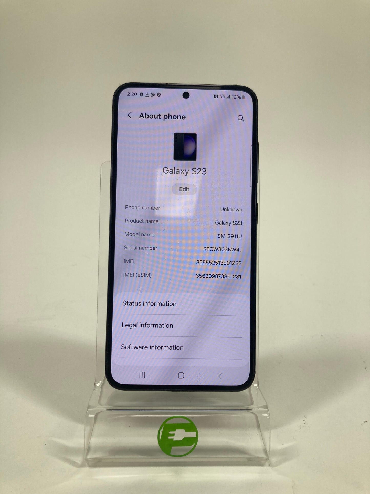 Unlocked Samsung Galaxy S23 8GB RAM 256GB SM-S911U Black