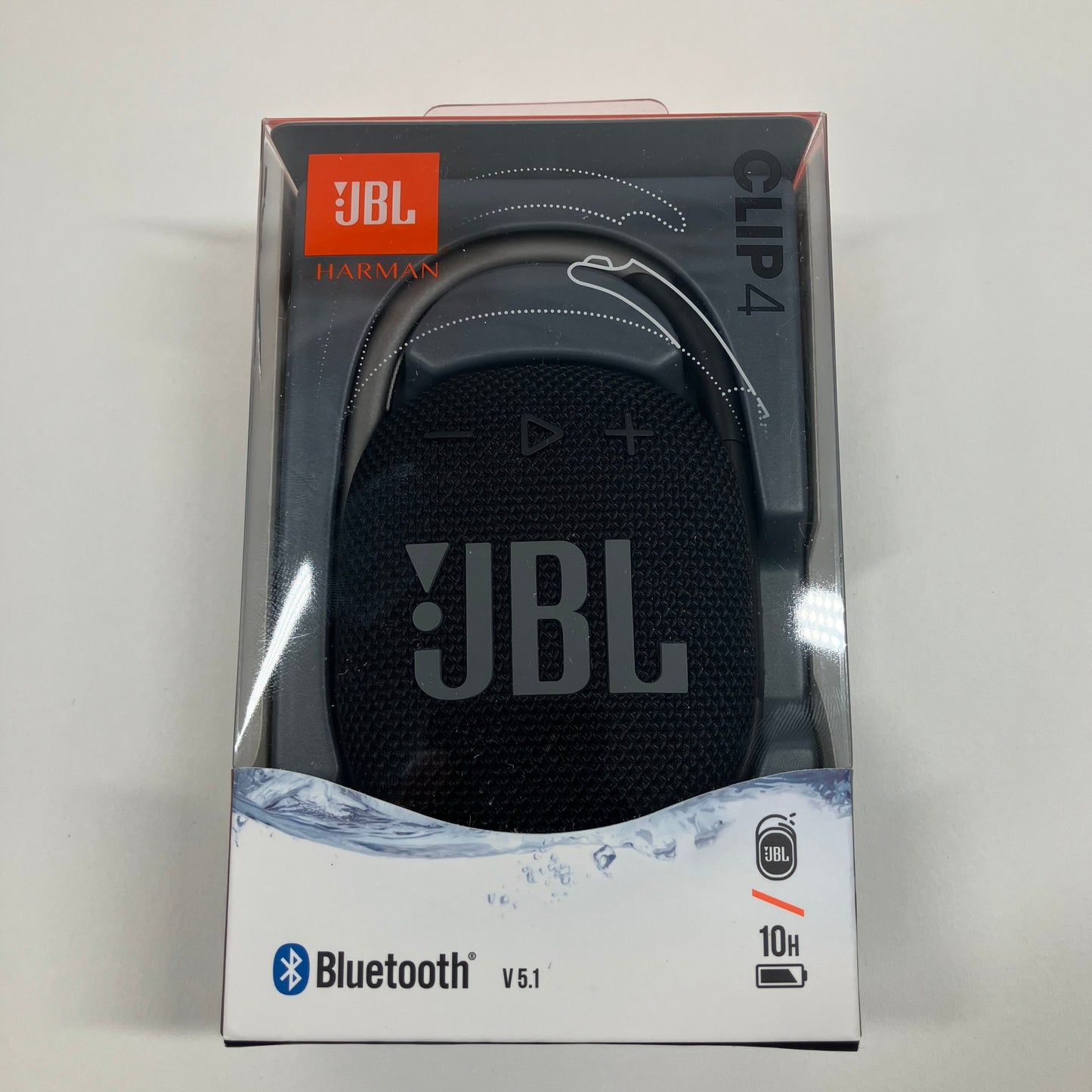 JBL Clip 4 Portable Waterproof Bluetooth Speaker Black JBLCLIP4BLKAM