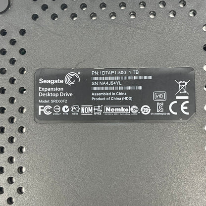 Seagate 3.5" Expansion Desktop Drive 1TB USB-A HDD 1D7AP1-500