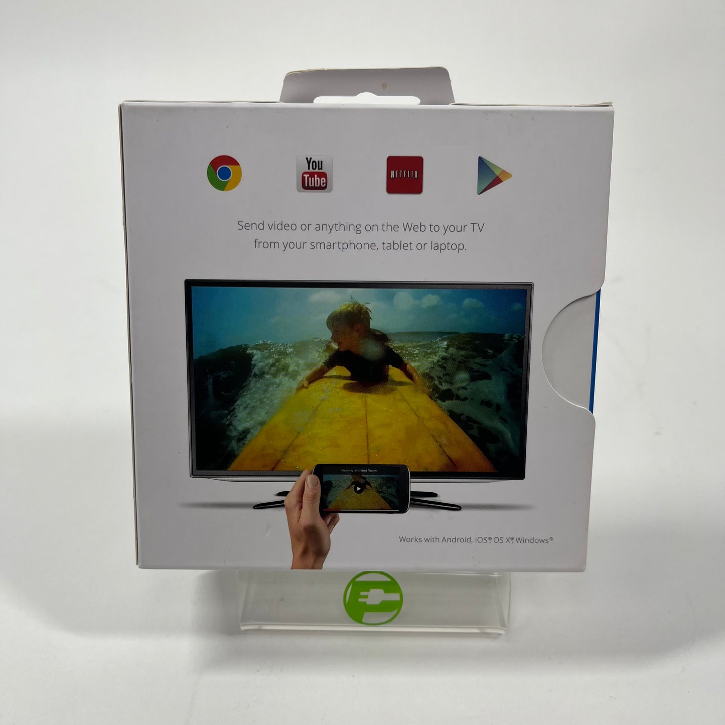 New Chrome Chromecast Streaming Device H2G2-42