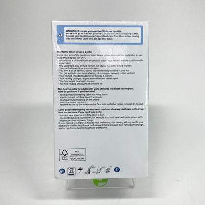 New Sony CRE-C10 Self Fitting OTC Hearing Aids 21022296
