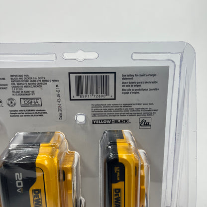 Dewalt 20v Lithium Ion Batteries - 3 Pack DCB346-3