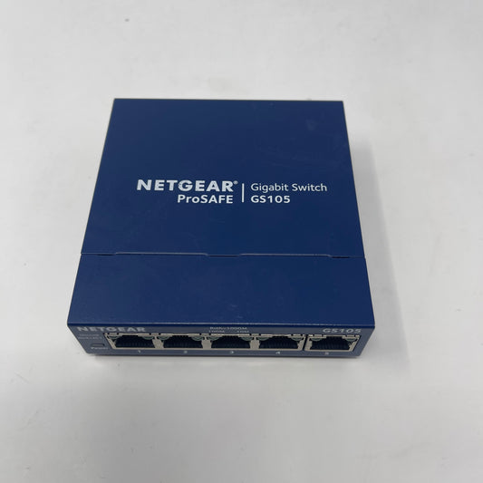 Netgear ProSAFE GS105 5-Port Gigabit Desktop Switch GS105V5