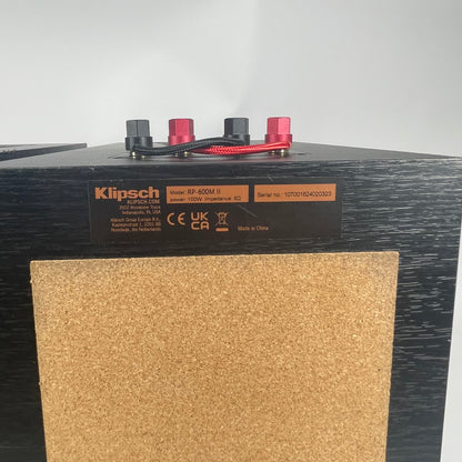 Klipsch RP-600 II Passive Bookshelf Speaker Pair 1070016