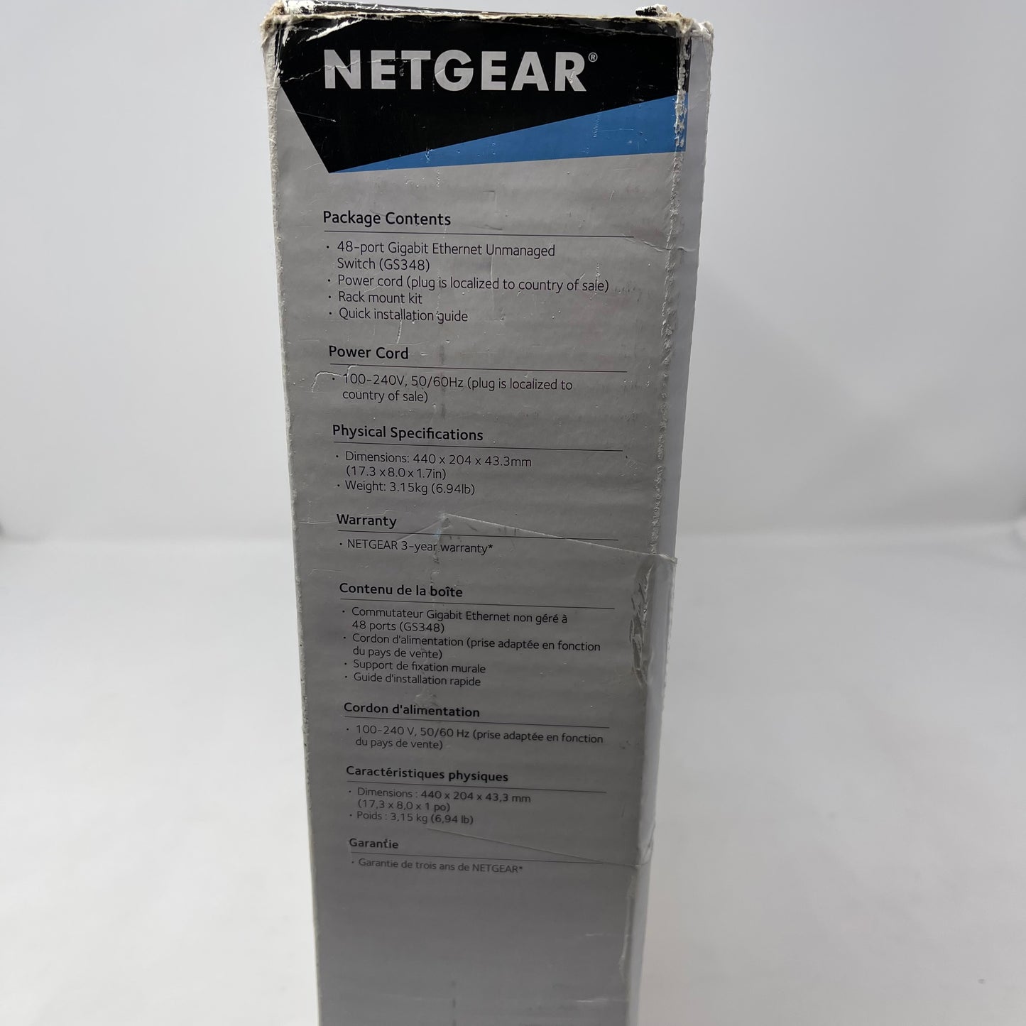 Netgear 300 Switch Series 48-Port Gigabit Unmanaged Switch GS348
