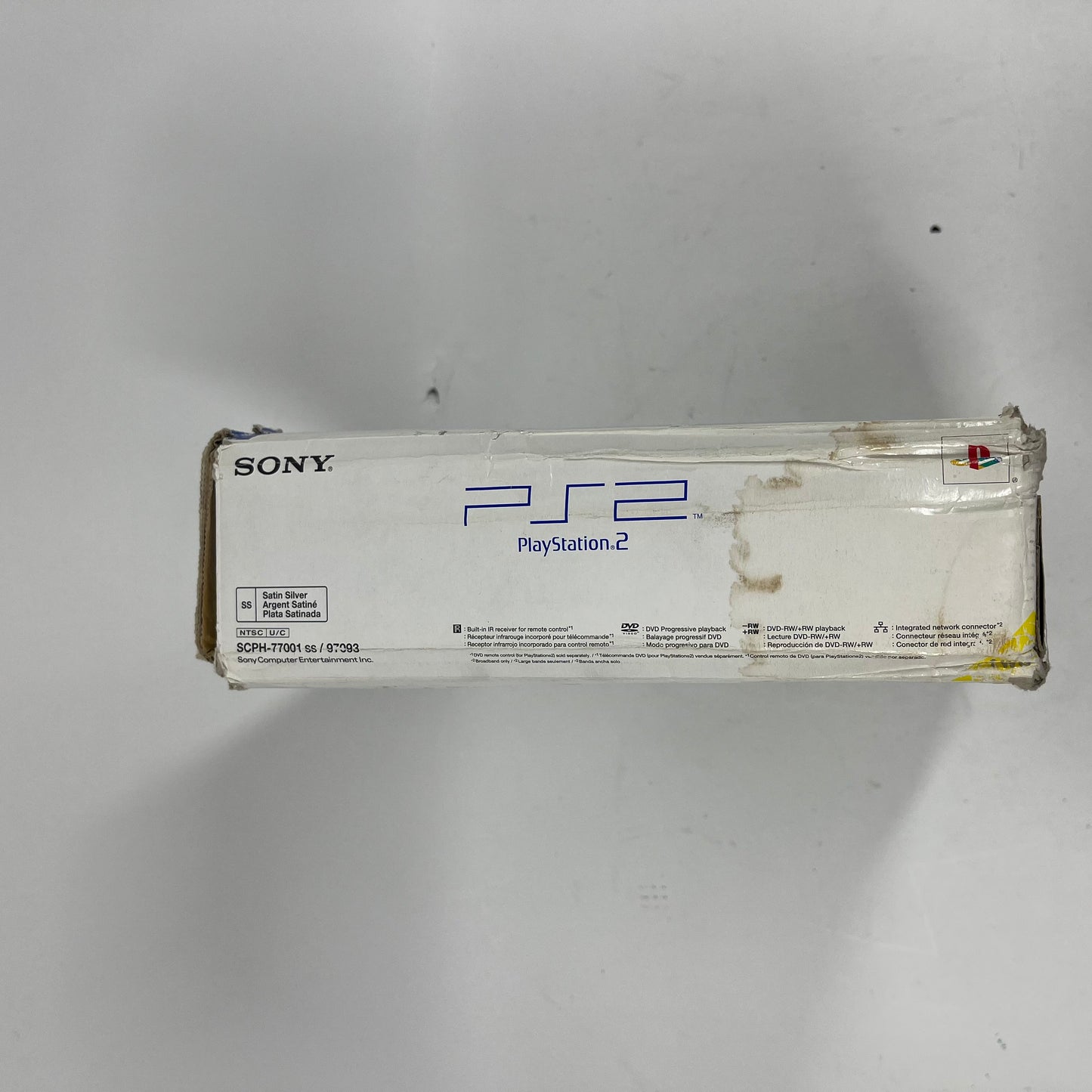 In Box Sony PlayStation 2 Slim PS2 Silver