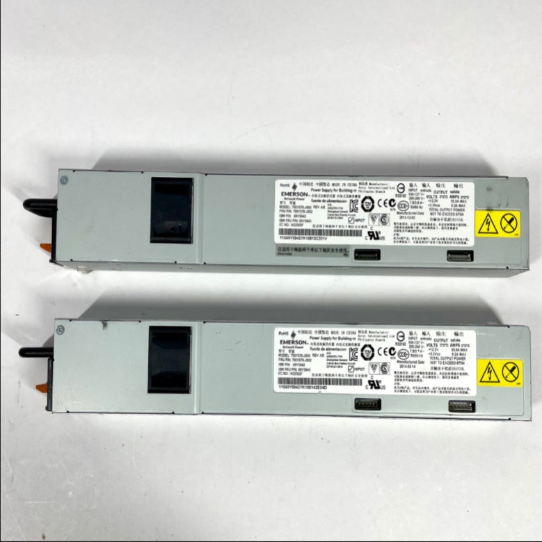 LOT OF 2 IBM Emerson Power Supply 675W