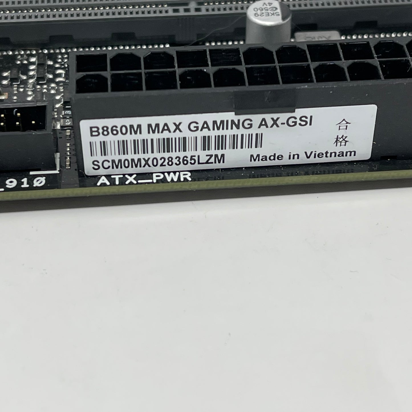 Asus B860M MAX GAMING AX LGA 1851 mATX DDR4 Motherboard