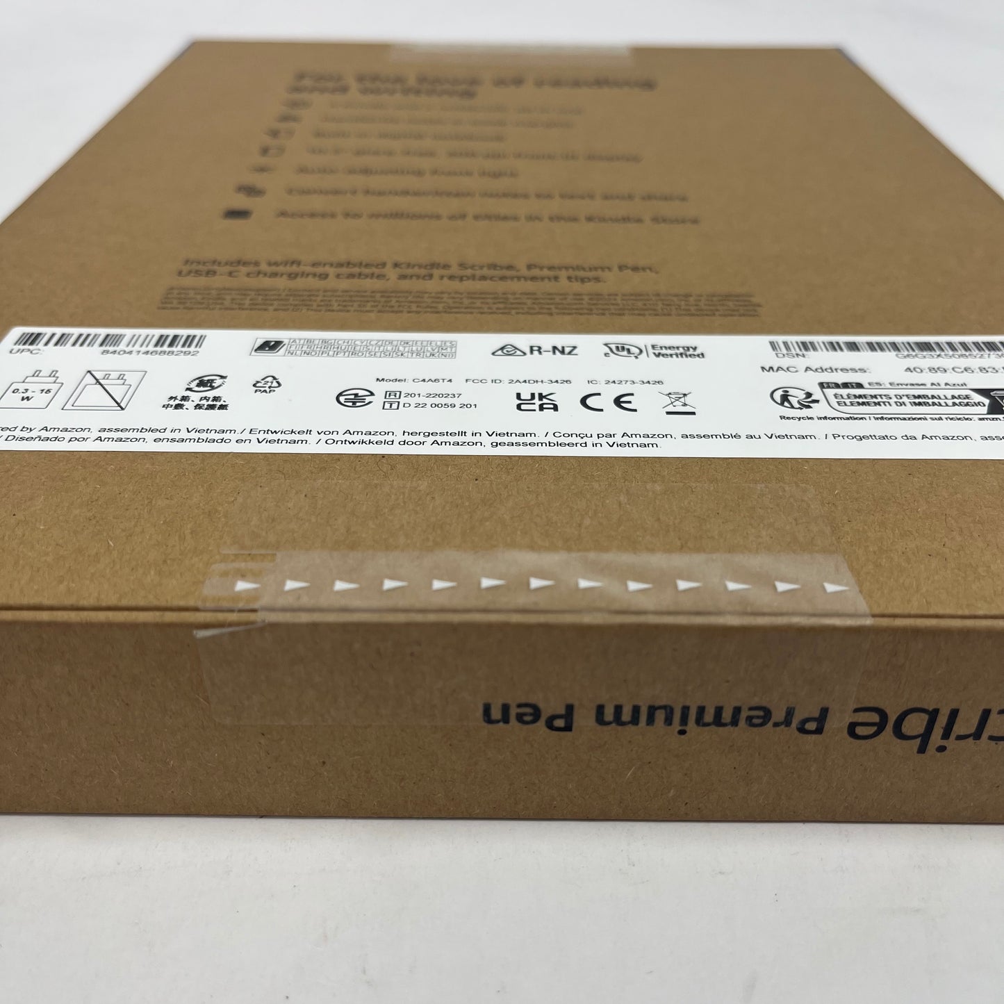 New Kindle Scribe Premium Pen 64GB Metallic Jade C4A6T4