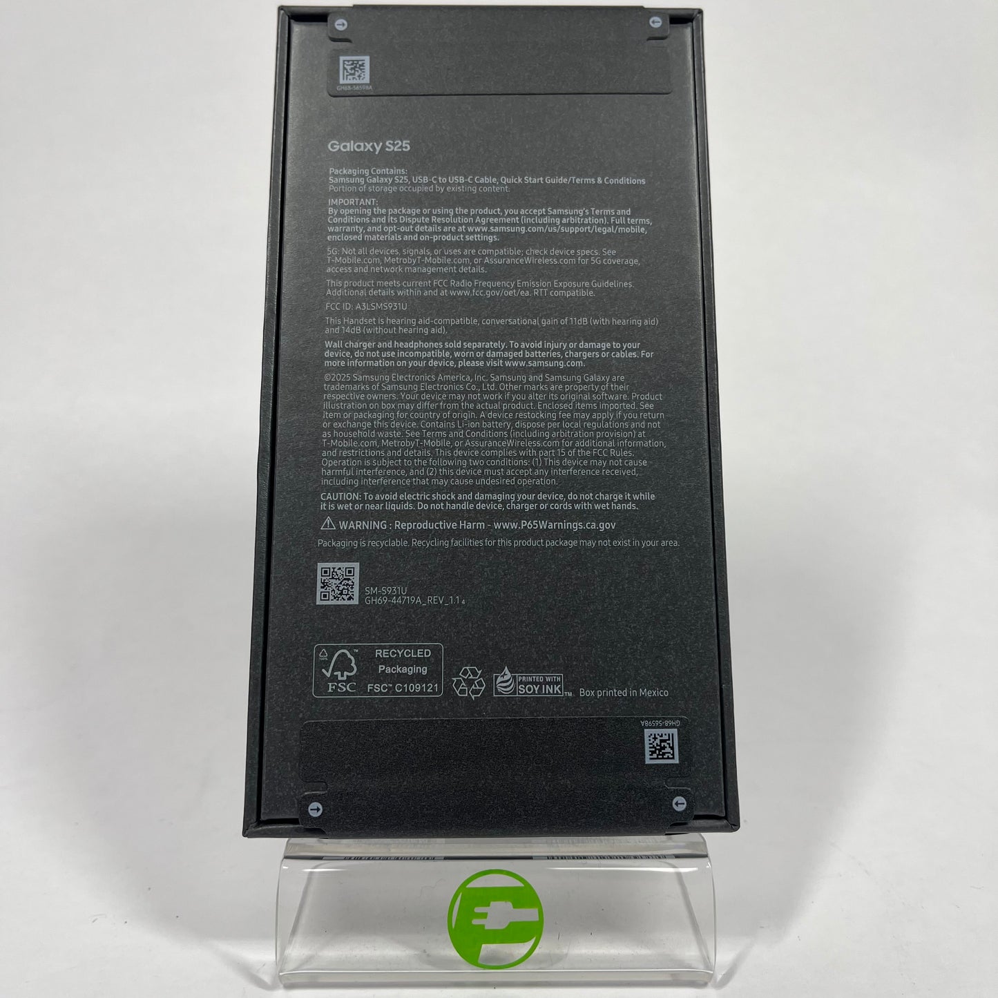 New T-Mobile Samsung Galaxy S25 12GB RAM 128GB SM-S931U Silver Shadow