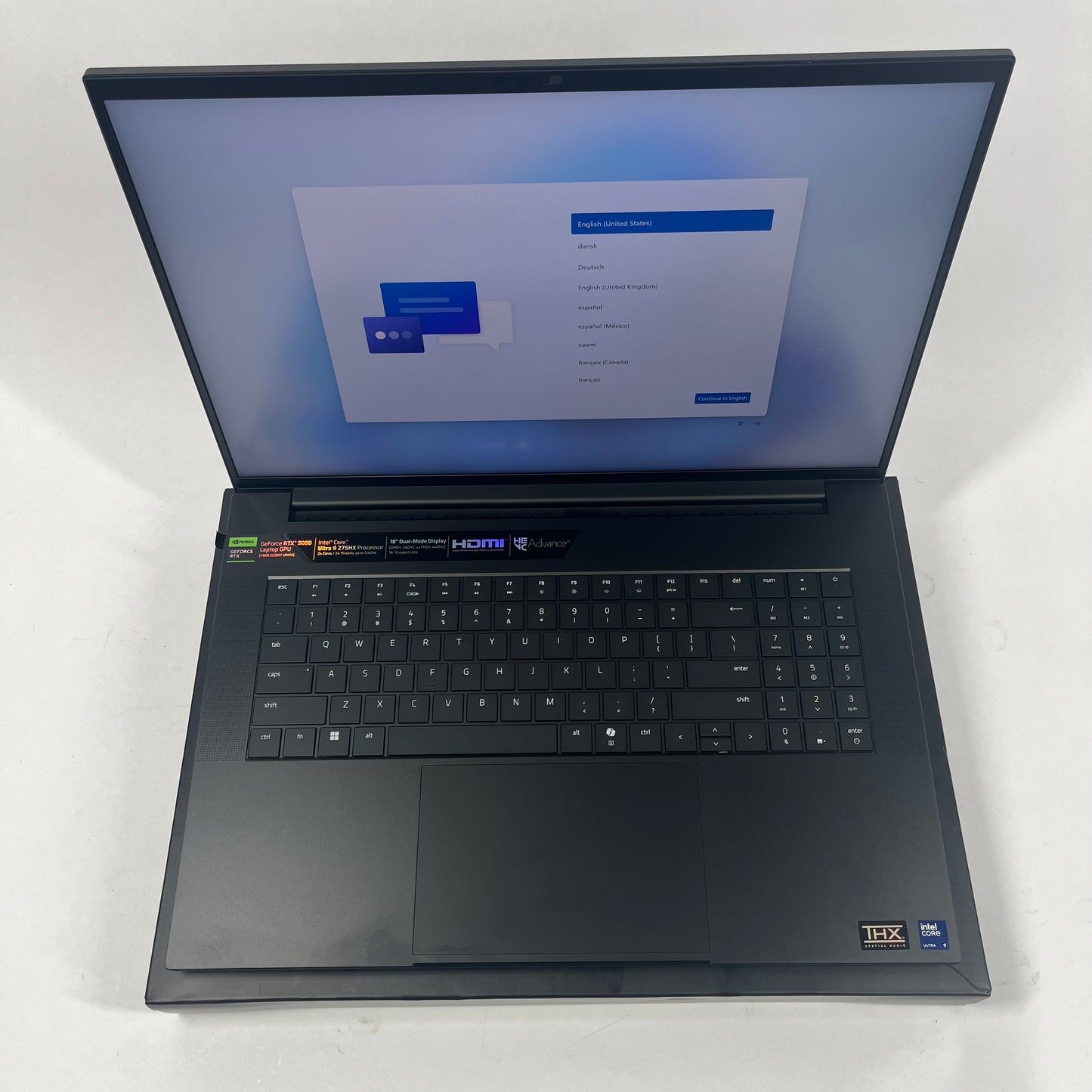Razor Blade 18 N82E16834326129 18" Intel Core Ultra 9 275HX  1TB  RTX 5080 